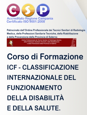 Corso ICF - CLASSIFICAZIONE INTERNAZIONALE DEL FUNZIONAMENTO DELLA DISABILITÀ E DELLA SALUTE.